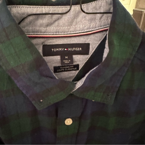 Tommy Hilfiger Plaid Flannel Sz M - Picture 3 of 3